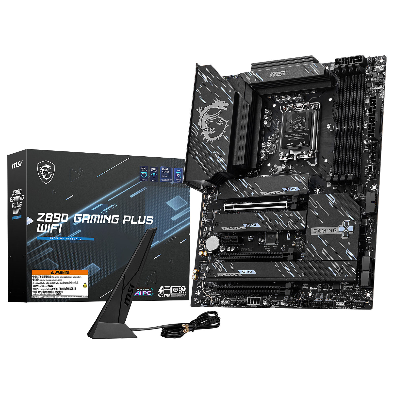 CM INTEL MSI Z890 GAMING PLUS WIFI DDR5